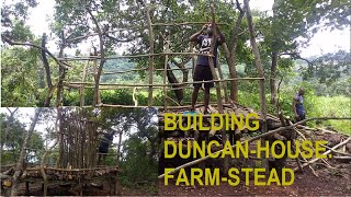 Episode - 7H:-- How We Are Building Our Duncan House Farm-Stead, Cook & Eat Okra Vegetable Soup.