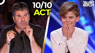 12-Year-Old Merrick Hanna Made Everyone Stand Up! | America's Got Talent