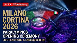 Paraolympic Milano Cortina Opening Ceremony Live Watchalong & Reaction