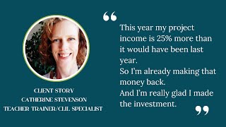 Creating a business as a teacher trainer- Catherine Stevenson