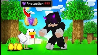 Minecraft But You Have SUPER OP EGGS !!