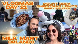 VLOGMAS 🎄 Milk Mart Orlando, Mount Dora Lights & Goblin Market!