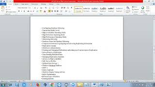 Telugu : Class 3 Sql Server DBA Introduction Session3