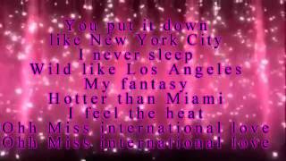 International love-pitbull ft chris brown (lyrics)