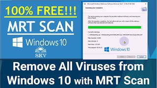 How to Remove Viruses and Malware in Windows 11 using MRT Scan