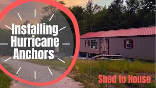 Hurricane Anchors / Mobile Home Anchors / Tie Downs for Shed to House