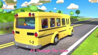 Poem for kids - All through the towns | Funzz Toons | Little kids | Coco melon