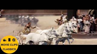 Ben-Hur (1959) - Judah wins the chariot race