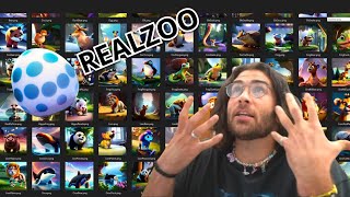 Hasanabi feeds Gaming frogs with RealZoo! (Real version of Logan Paul's Crypto Zoo)