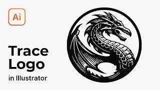 How to convert logo to vector in Illustrator