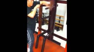 John - Dragon House MMA - 1st Wooden dummy set