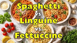 Why Spaghetti, Linguine, and Fettuccine Are NOT the Same 😲 [ID1024]