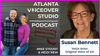 Who Was the Original Siri? Susan Bennett! She's On the Atlanta #voiceover Studio Podcast #vo