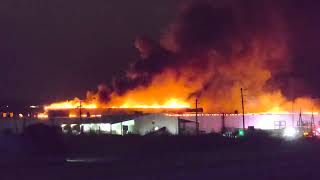Massive Fire At The Fuyao Glass Factory in Moraine, OH - 3/22/2026