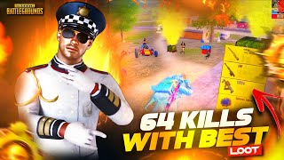 64 KILLS 🥵 IN STEAM PUNK FRONTIER WITH BEST LOOT 😈 PUBG MOBILE