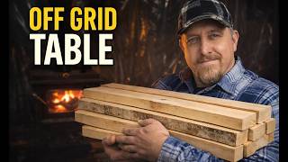 I Started an Off Grid Table Build. Then the Blizzard Came.