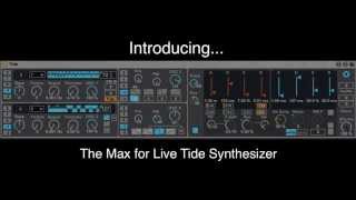 The Max for Live Tide Synthesizer