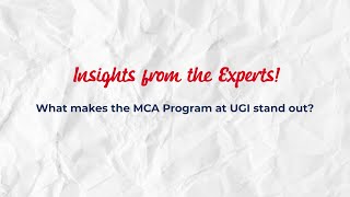 #UGIFacultySpeaks | Dr Manmohan Mishra | MCA Department @United Group of Institutions