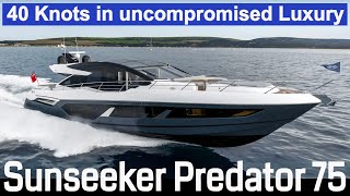 Sunseeker Predator 75 Luxury Sports cruiser Yacht