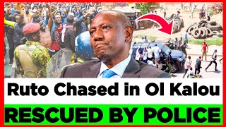 Wueh! KIMEUMANA! Ruto Chased & Rejected Ol kalou as Chaos Erupt in David Kiaraho's Burial Today