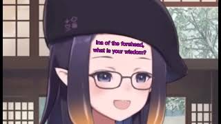 Ina of the forehead, what is your wisdom?