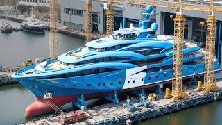This is how $600,000,000 Mega Yacht is Built - US Billionaires can buy this SuperYacht (Megafactory)