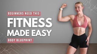 25 Min Full Body Beginner Strength Workout (with Dumbbells) | Body Blueprint Day 3