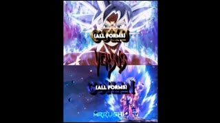Goku vs Gohan All Forms #edits #vs #video