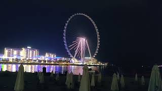 Ain dubai Light show | World tallest observation wheel