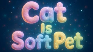 Cat Is Soft Pet | Kids Poem | Early Learning Rhyme | Page No.14 | EYFS 2