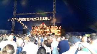 Bass-D @ Free Festival The Harder Styles 2013
