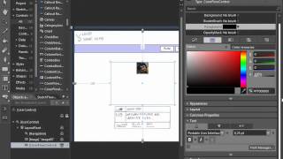 Adding custom controls plus simple data binding
