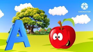 A for Apple Phonics Song For kids video. Gappu preschool Tv.