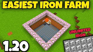 How to make iron farm in minecraft trial 1.20 | Minecraft trial  me iron farm kaise banae 1.20/1.21