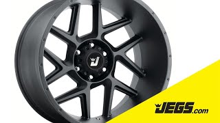 JEGS Reactor Matte Black Wheel