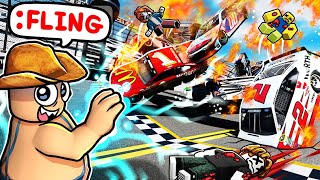 I ruined a Roblox racing game...