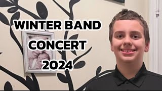 MY 2024 WINTER BAND CONCERT VLOG! ❄️🎺