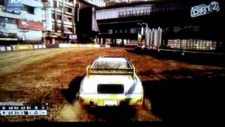 DiRT 2 PS3 Gameplay - Japan Rally Cross One-on-One With Travis Pastrana (Behind Car)