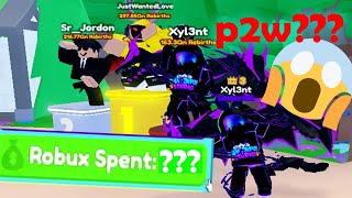 How much ROBUX I SPENT to get TOP 3 LEADERBOARD in Rebirth Champions X