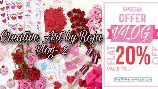 Itsy Bitsy sale 20%  off till 17 july || Vlog - 2|| Itsy Bitsy Bengaluru Art & Craft store||