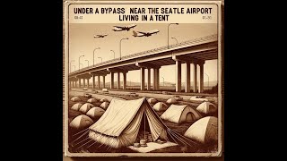 Under a Bypass Near the Seattle Airport Living in a Tent #ai #aimusic #music