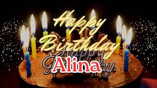 ALINA Birthday Song | USA Birthday Song For Girls | Comment Your Name For Song