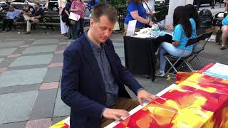 Jazz at a Sing For Hope piano 6/21/18