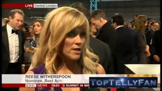 Reese Witherspoon (Wild) - BAFTA Interviews (BBC News, 8.2.15)