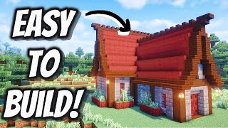 How to build an Easy Small Medieval House in Minecraft!