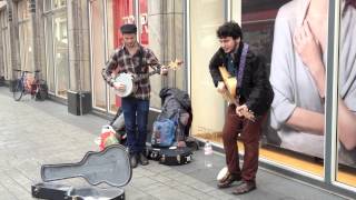Callum Isaac "busking Cologne"