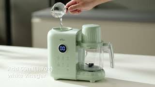 Cleaning the Bear Baby Food Maker, SJJ-M03P1, Step-by-Step