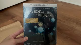The Boy and the Heron 4k Blu-ray Steelbook Unboxing