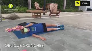 Strengthen Your Core With This 8-Minute Workout For More Power And Control On The Tennis Court