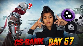 CS RANK DAY 57 | 1v4 INSANE CLUTCH 💀🔥